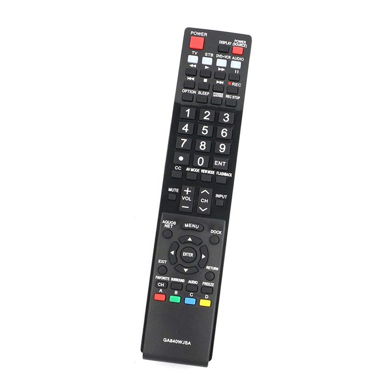 ZdalaMit GA840WJSA Replacement Remote Applicable for Sharp LCD TV LC-40LE820UN LC-46LE810UN LC-46LE820UN LC-40LE810UN LC-52LE810UN LC-52LE820UN LC-60LE810UN LC-60LE820UN LC40LE820UN LC46LE810UN LC46LE820UN - Image 2